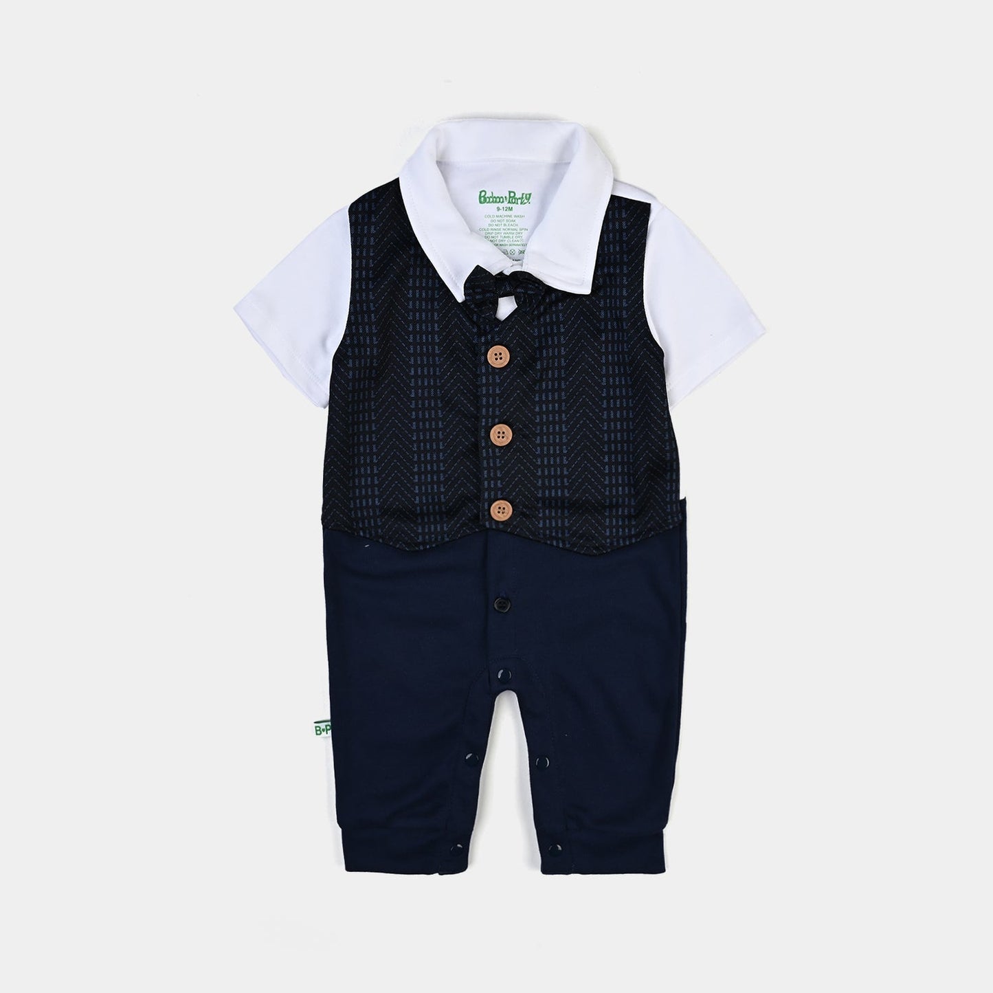 Baboolo Infant Baby Boys Cotton Interlock Romper - Baboolo