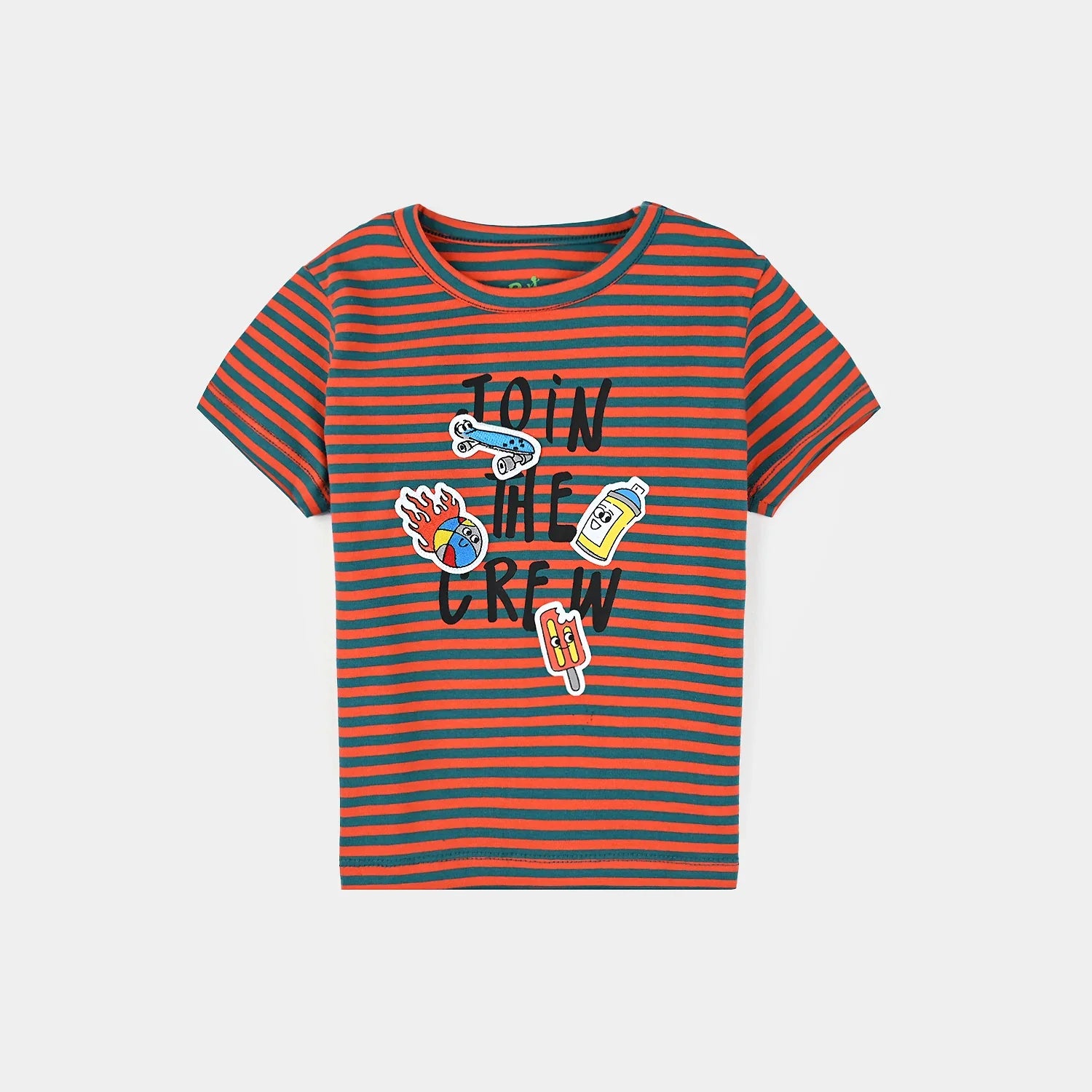 Baboolo Infant Boys Yarn Dyed T-Shirt - Baboolo