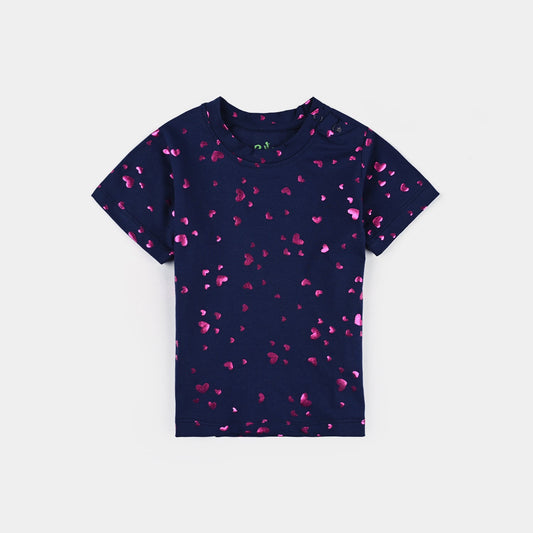 Baboolo Baby Girls Lycra Jersey T-Shirt - Baboolo
